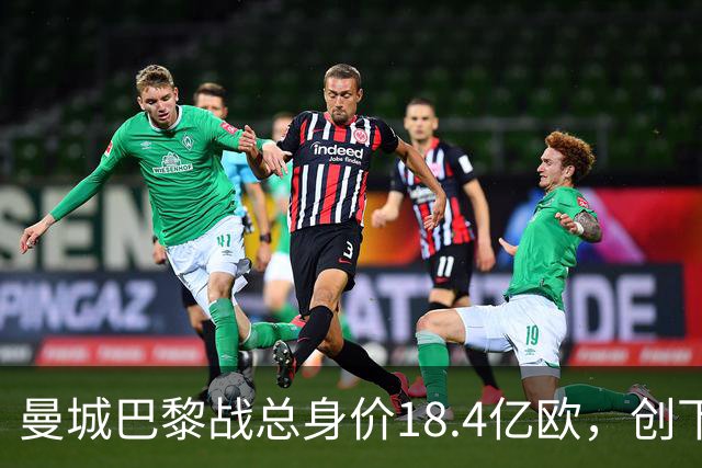 曼城巴黎战总身价18.4亿欧，创下转单场比赛最高总身价纪录
